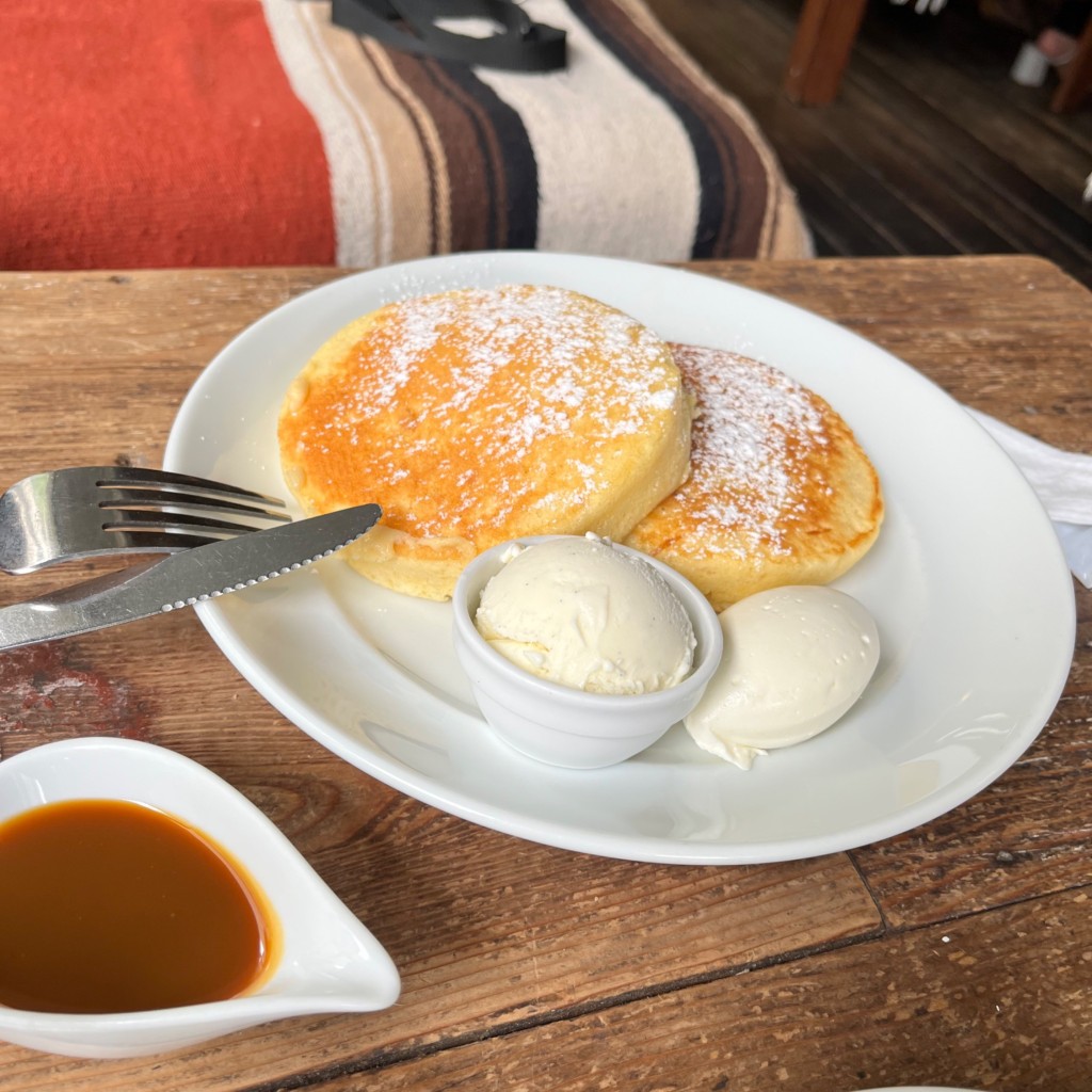 ユーザーが投稿したSoy Milk Pancakeの写真 - 実際訪問したユーザーが直接撮影して投稿した南麻布カフェBONDI CAFEの写真