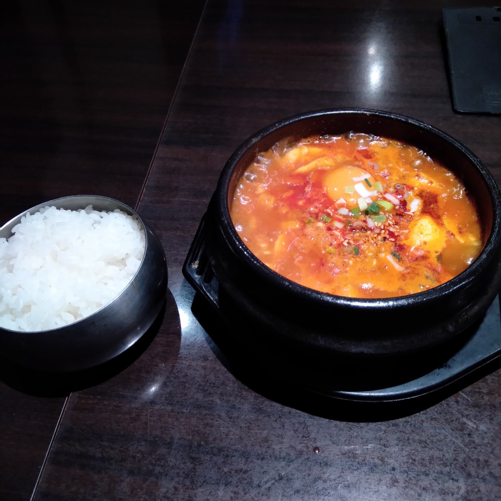 ユーザーが投稿したスンドゥブチゲの写真 - 実際訪問したユーザーが直接撮影して投稿した大崎韓国料理チェゴヤ ゲートシティ大崎店の写真