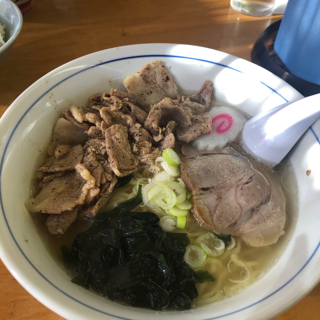 ユーザーが投稿した塩ラーメンの写真 - 実際訪問したユーザーが直接撮影して投稿した笠原町ラーメン専門店大黒 笠原店の写真