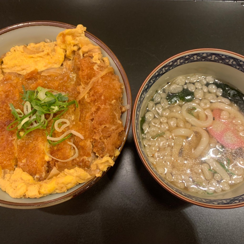 ユーザーが投稿した三元豚ロース丼定食の写真 - 実際訪問したユーザーが直接撮影して投稿した赤井和食 / 日本料理花満円 住道店の写真