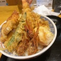 大海老天丼 - 実際訪問したユーザーが直接撮影して投稿した矢田天ぷら天ぷらとワイン 小島 大曽根店の写真のメニュー情報