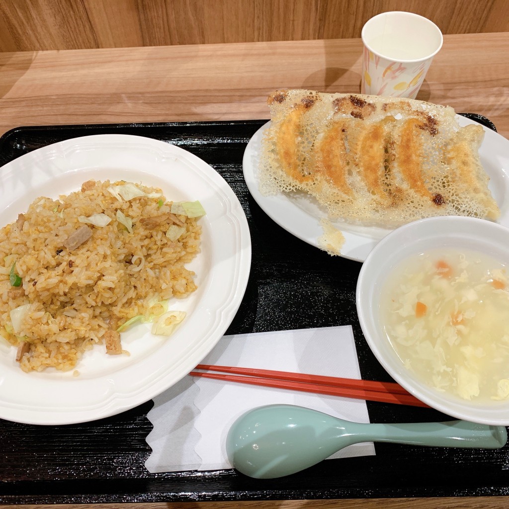 ユーザーが投稿したチャーシュー炒飯餃子付の写真 - 実際訪問したユーザーが直接撮影して投稿した下伏間江ラーメン専門店東京餃子軒 イオンモール高岡店の写真