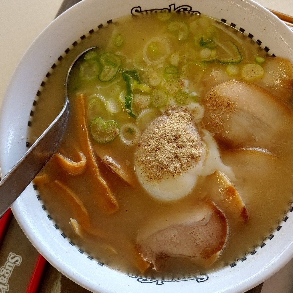 ユーザーが投稿した特製ラーメンの写真 - 実際訪問したユーザーが直接撮影して投稿した堀の内ラーメン専門店スガキヤ 小牧堀の内マックスバリュ店の写真