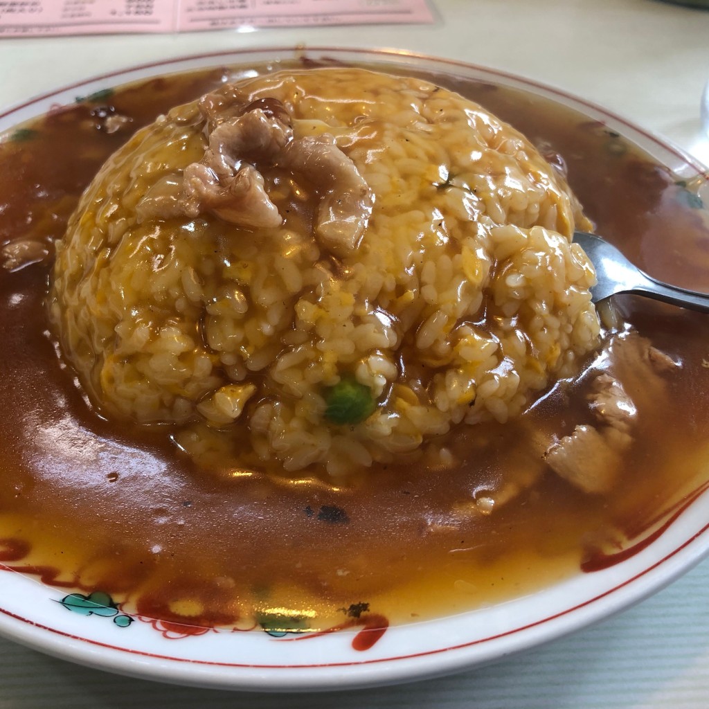 ユーザーが投稿した肉チャーハンの写真 - 実際訪問したユーザーが直接撮影して投稿した扇町中華料理中華四川料理 伯水楼の写真
