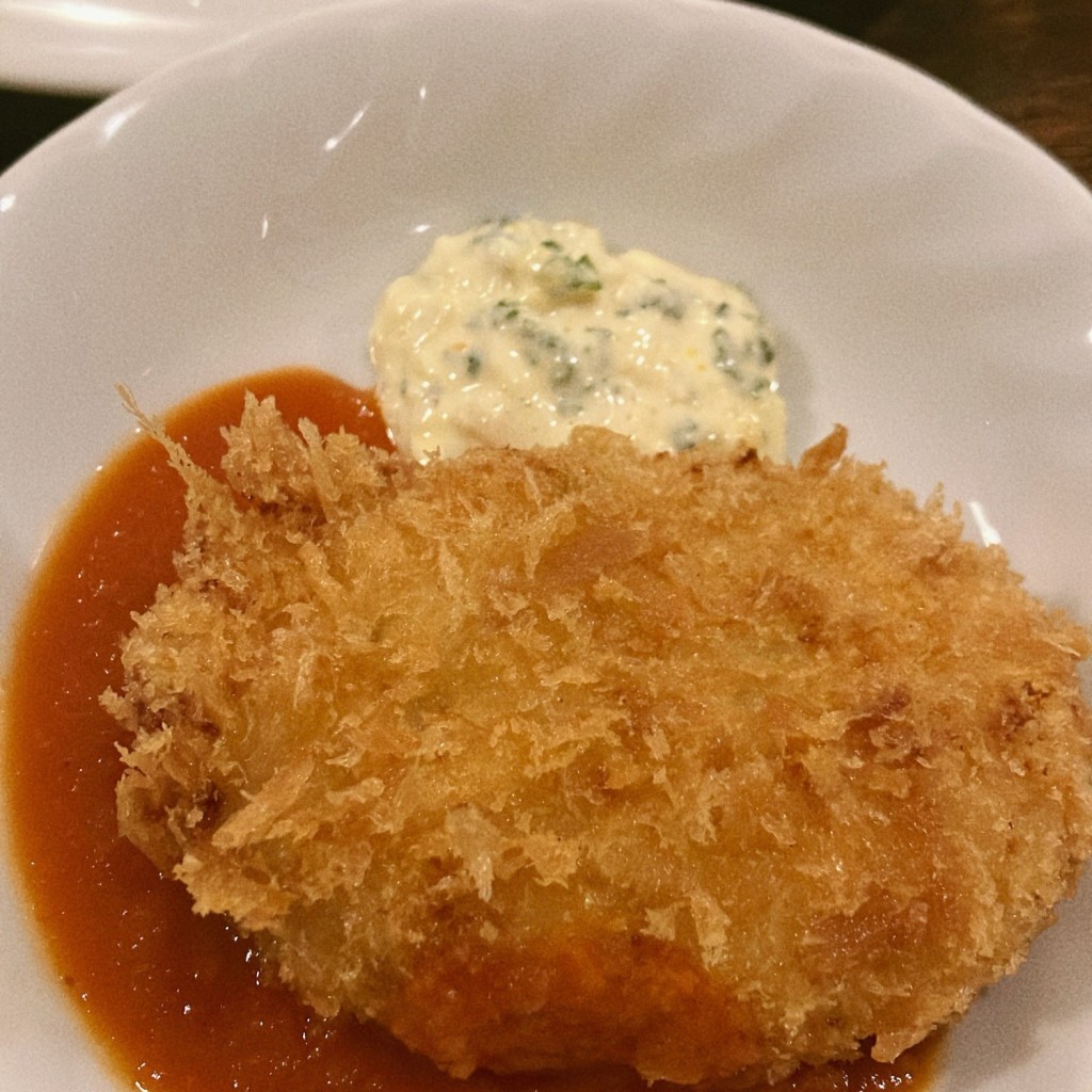 ユーザーが投稿したカニクリームコロッケの写真 - 実際訪問したユーザーが直接撮影して投稿した日吉本町洋食プクプク亭の写真