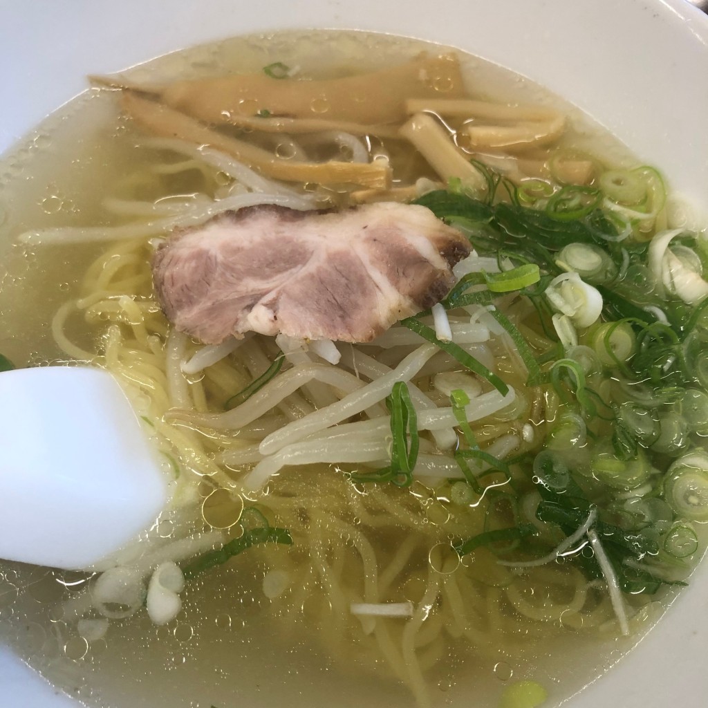 ユーザーが投稿した塩ラーメンの写真 - 実際訪問したユーザーが直接撮影して投稿した香呑町中華料理真心亭の写真