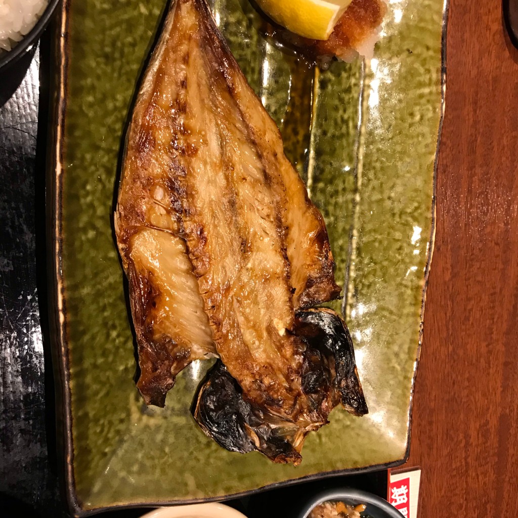 ユーザーが投稿したL 本日の焼き魚定食ご飲の写真 - 実際訪問したユーザーが直接撮影して投稿した溝口居酒屋北の味紀行と地酒 北海道 溝の口駅前店の写真