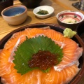サーモン親子丼 - 実際訪問したユーザーが直接撮影して投稿した大杉居酒屋鮨・酒・肴 サカナファクトリーの写真のメニュー情報