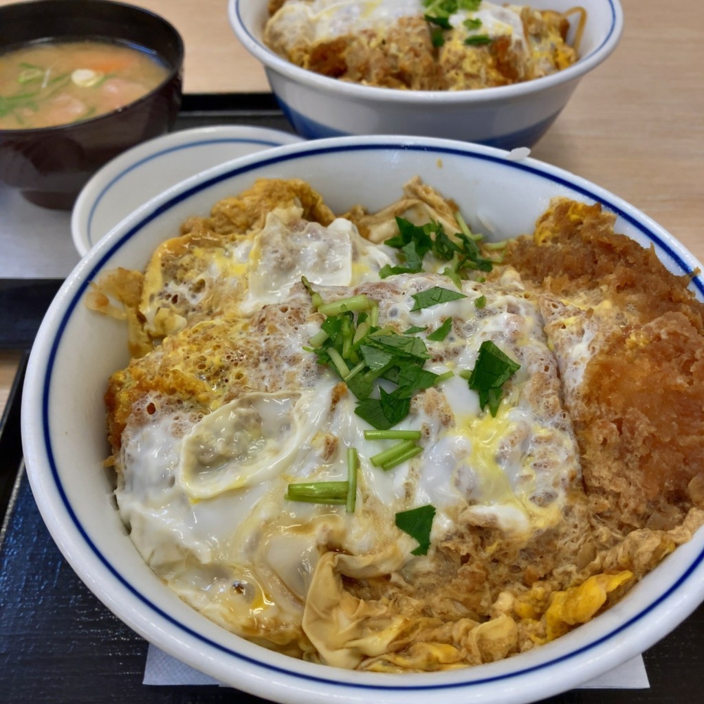 ユーザーが投稿したカツ丼(松)の写真 - 実際訪問したユーザーが直接撮影して投稿した御幸本町とんかつかつや 宇都宮御幸本町店の写真