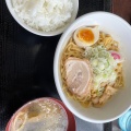 油そば - 実際訪問したユーザーが直接撮影して投稿した吉田ラーメン / つけ麺食事処いな穂の写真のメニュー情報