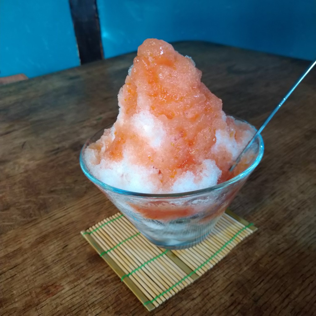 ユーザーが投稿したスモモかき氷の写真 - 実際訪問したユーザーが直接撮影して投稿した紫竹下竹殿町カフェ妃屋の写真