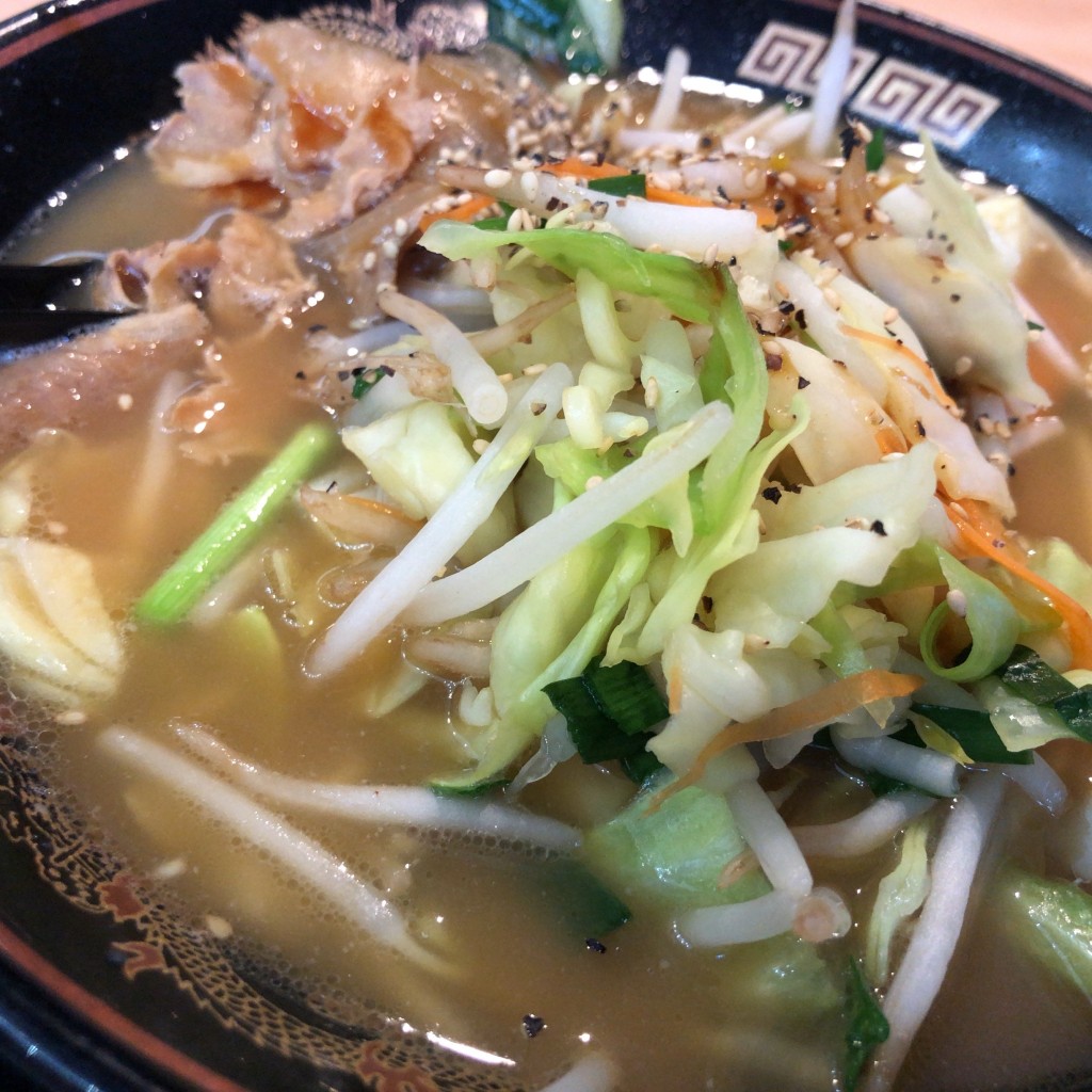 ユーザーが投稿した野菜ラーメンの写真 - 実際訪問したユーザーが直接撮影して投稿した東境町ラーメン専門店ラーメン横綱 刈谷オアシス店の写真