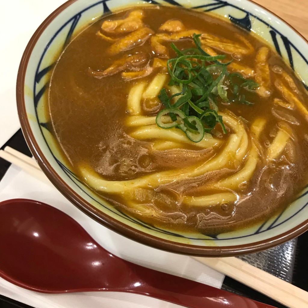 ユーザーが投稿したカレーうどんの写真 - 実際訪問したユーザーが直接撮影して投稿した新砂うどん丸亀製麺 SUNAMO店の写真