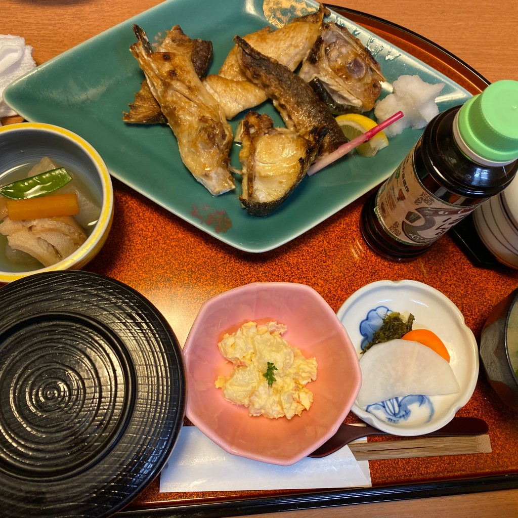 ユーザーが投稿した焼魚定食の写真 - 実際訪問したユーザーが直接撮影して投稿した古町和食 / 日本料理石室の写真