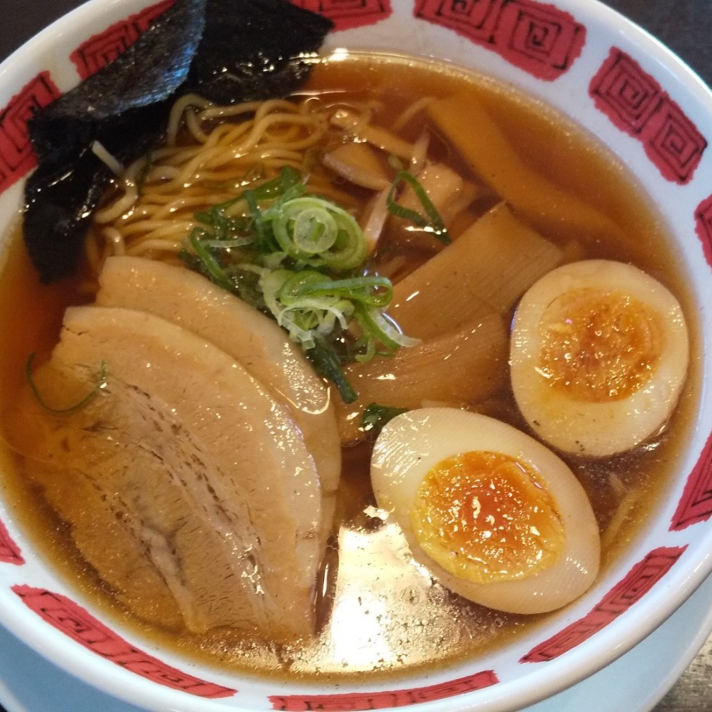 ユーザーが投稿した味玉ラーメン647の写真 - 実際訪問したユーザーが直接撮影して投稿した櫛引町中華料理バーミヤン 大宮櫛引店の写真