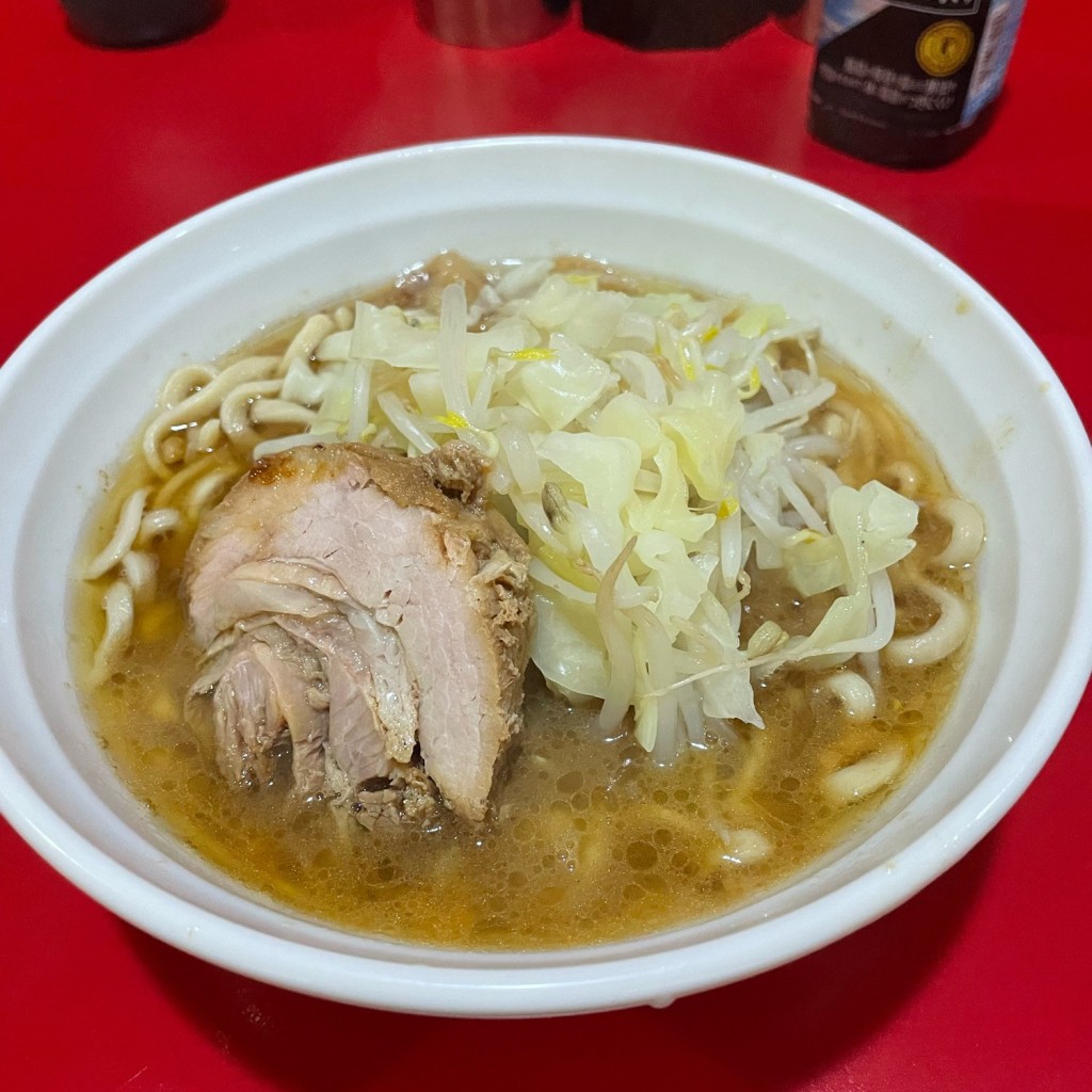 ユーザーが投稿したミニラーメンの写真 - 実際訪問したユーザーが直接撮影して投稿した北六条西ラーメン / つけ麺ラーメン二郎 札幌店の写真