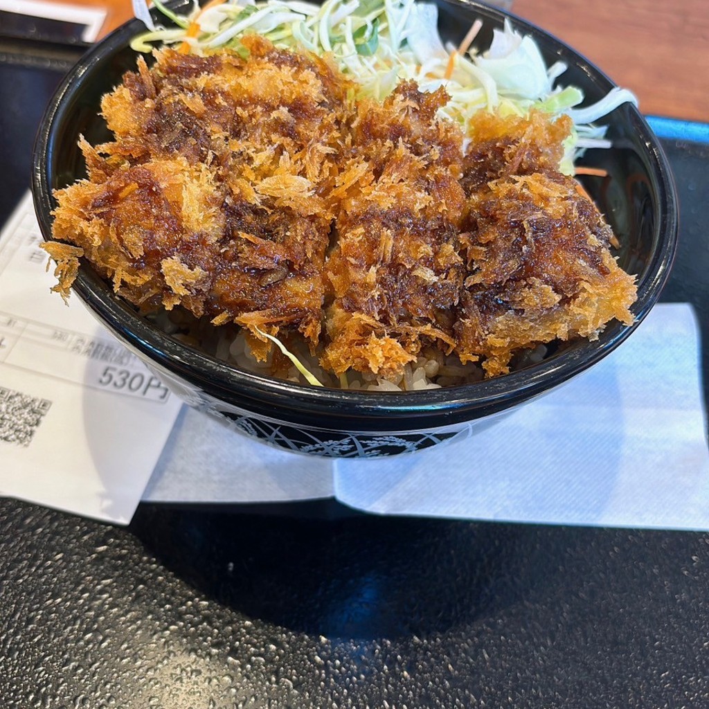 ユーザーが投稿したチキンソースかつ丼の写真 - 実際訪問したユーザーが直接撮影して投稿した太郎丸とんかつごはん処 かつ庵 砺波店の写真