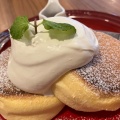 ふわふわパンケーキ - 実際訪問したユーザーが直接撮影して投稿した東平尾カフェ並木街珈琲の写真のメニュー情報