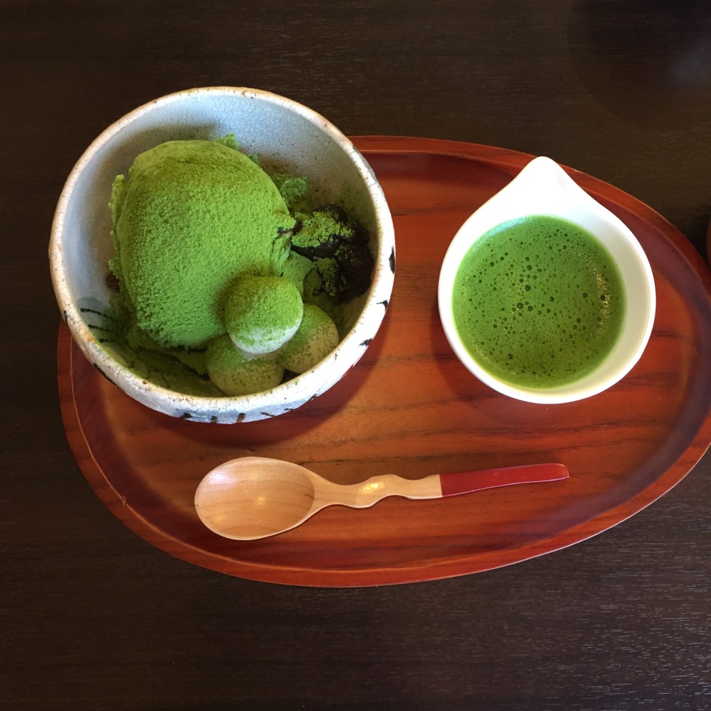 ユーザーが投稿した抹茶アフォガードの写真 - 実際訪問したユーザーが直接撮影して投稿した宇治日本茶専門店ますだ茶舗の写真
