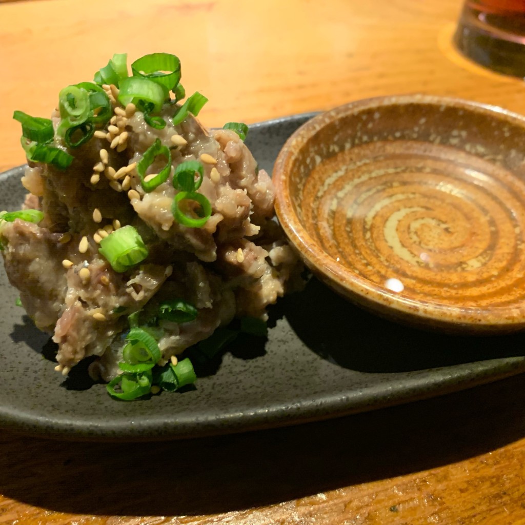 ユーザーが投稿した鰯のなめろうの写真 - 実際訪問したユーザーが直接撮影して投稿した新宿寿司魚真 新宿店の写真