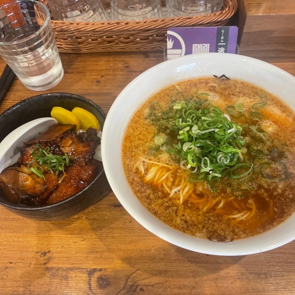 chokoholicさんが投稿した錦糸ラーメン / つけ麺のお店らーめん一途/ラーメンイチズの写真