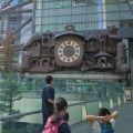 実際訪問したユーザーが直接撮影して投稿した東新橋地域名所宮崎駿デザインの日テレ大時計の写真