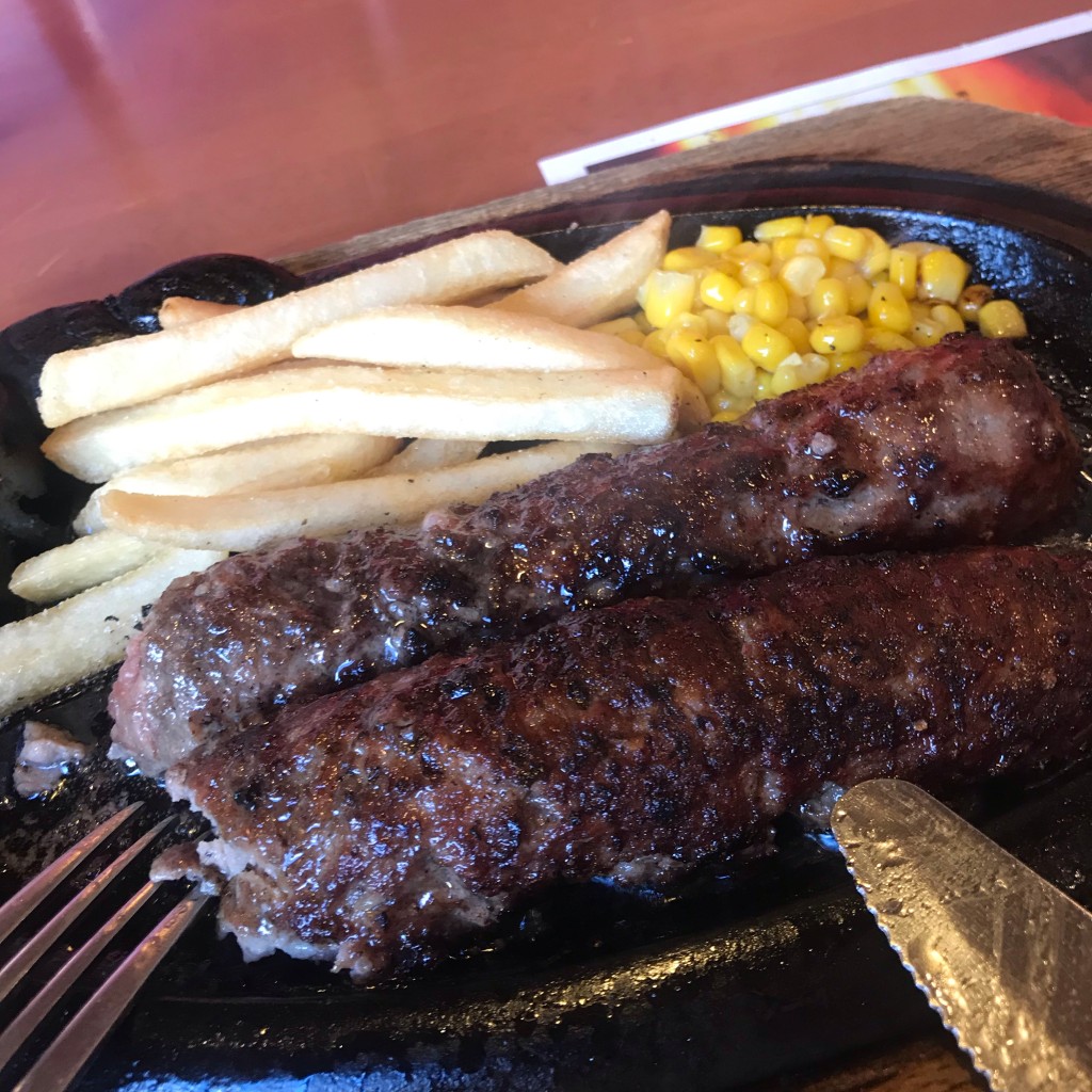 ユーザーが投稿した炭焼ブロンコハンバーグLunchの写真 - 実際訪問したユーザーが直接撮影して投稿した青田ステーキブロンコビリー 柏の葉店の写真