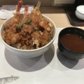 上天丼ランチ - 実際訪問したユーザーが直接撮影して投稿した上飯田西町天ぷら天ひろの写真のメニュー情報