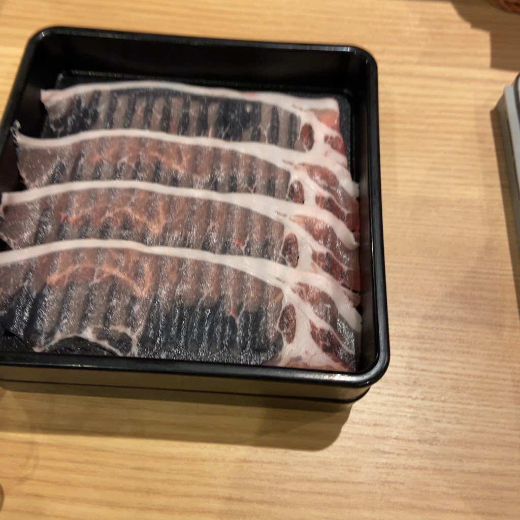 ユーザーが投稿した平日三元豚Lunch大の写真 - 実際訪問したユーザーが直接撮影して投稿した西小保方町すき焼き旬菜しゃぶ重 スマーク伊勢崎の写真
