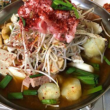 実際訪問したユーザーが直接撮影して投稿した生江韓国料理プデチゲ家の写真