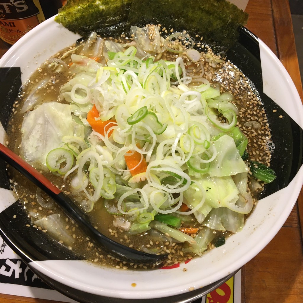 ユーザーが投稿した野菜ラーメンの写真 - 実際訪問したユーザーが直接撮影して投稿した榴岡つけ麺専門店つけ麺 おんのじ 榴岡店の写真