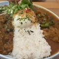 あいがけカレー - 実際訪問したユーザーが直接撮影して投稿した荒町カレーアオヤギ食堂の写真のメニュー情報