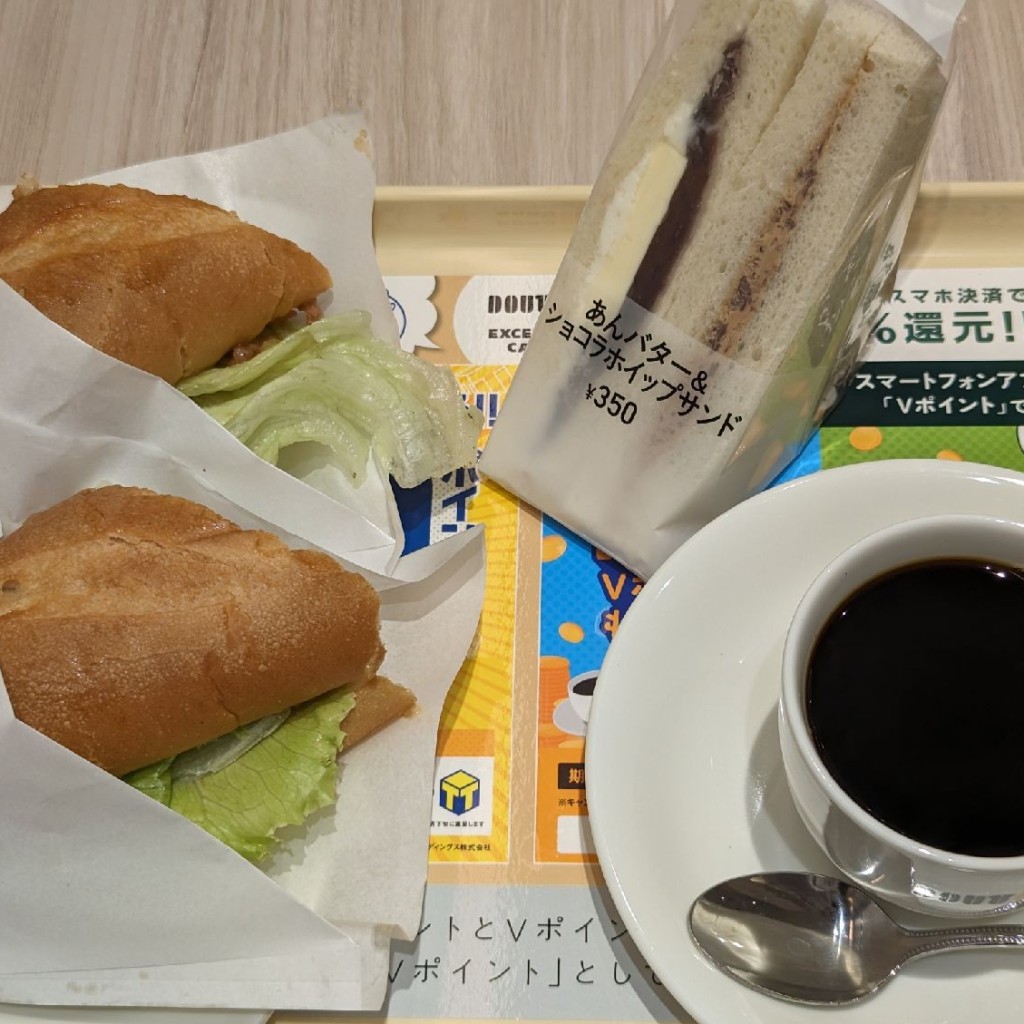 ユーザーが投稿したS ミラノセットの写真 - 実際訪問したユーザーが直接撮影して投稿した道玄坂カフェドトールコーヒーショップ 渋谷道玄坂店の写真