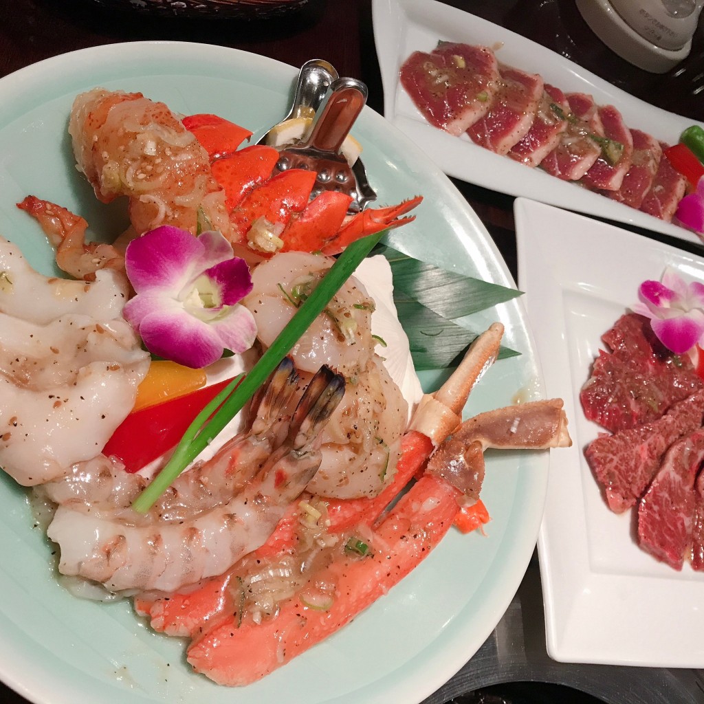 ユーザーが投稿した海鮮盛り合わせの写真 - 実際訪問したユーザーが直接撮影して投稿した歌舞伎町焼肉游玄亭 新宿店の写真