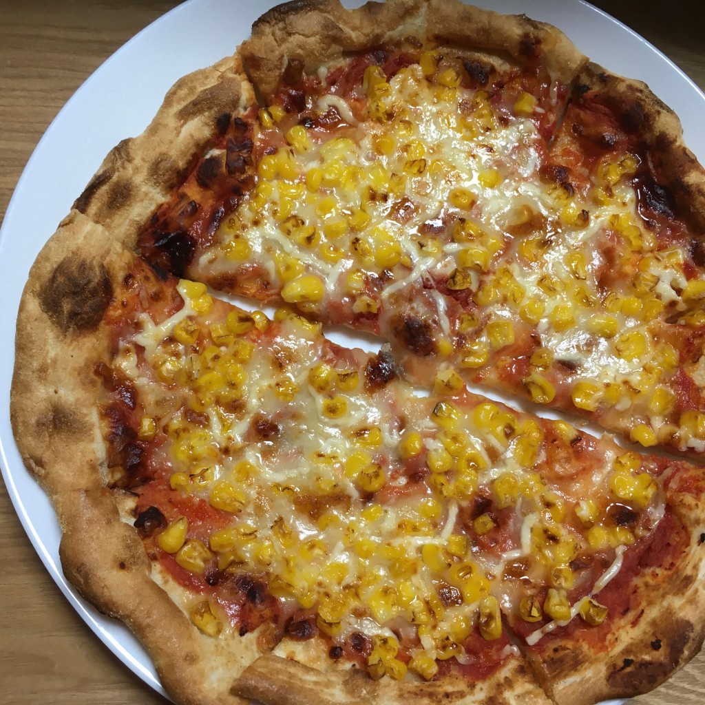 ユーザーが投稿したマヨコーンピザの写真 - 実際訪問したユーザーが直接撮影して投稿した中央南ファミリーレストランガスト 千葉ニュータウン中央店の写真