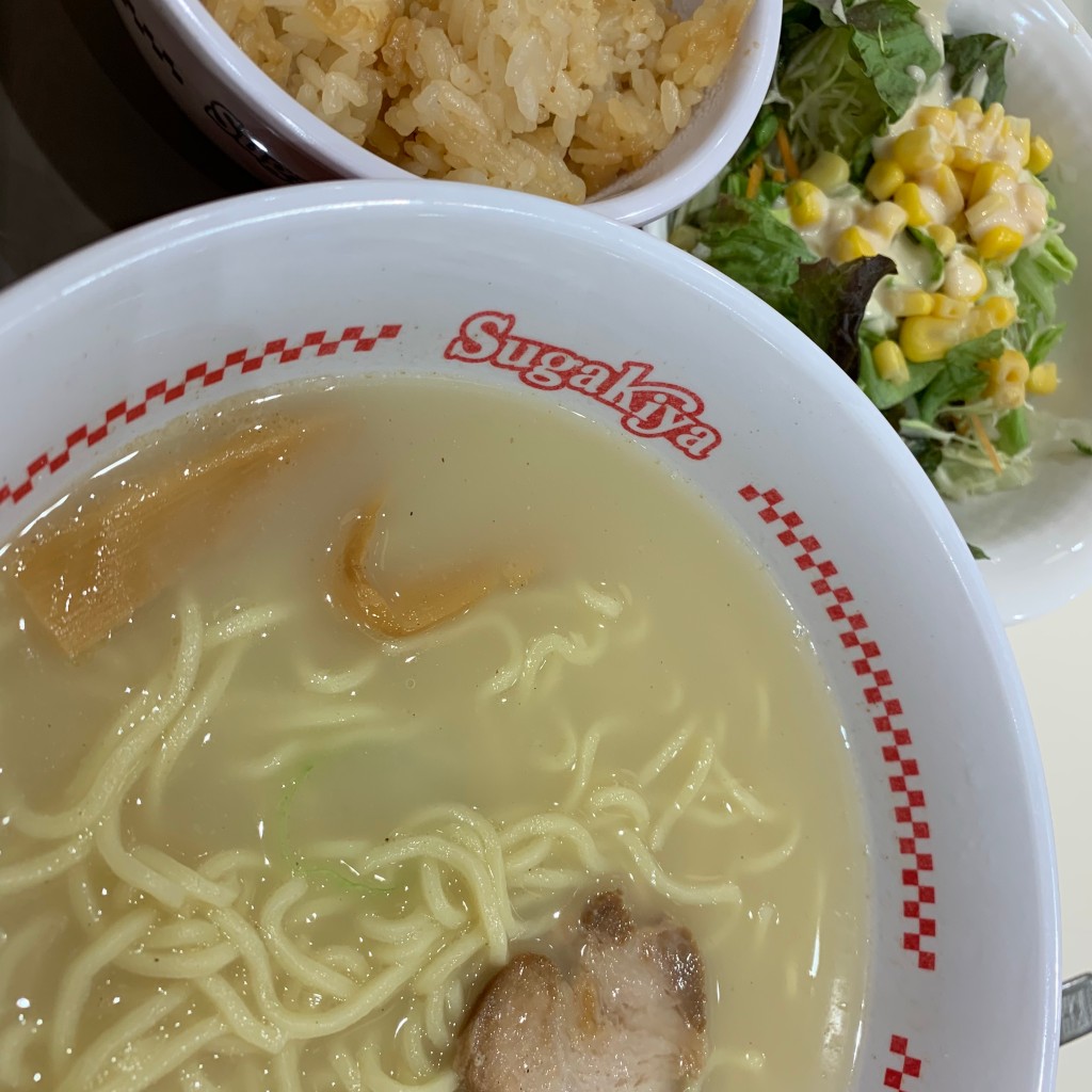 ユーザーが投稿したお買い上げラーメンの写真 - 実際訪問したユーザーが直接撮影して投稿した香呑町ラーメン専門店スガキヤ イオンタウン名西店の写真