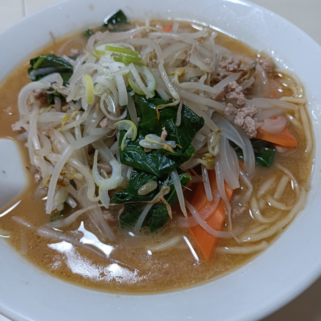 ユーザーが投稿した味噌ラーメンの写真 - 実際訪問したユーザーが直接撮影して投稿した助川町ラーメン / つけ麺湖南飯店の写真