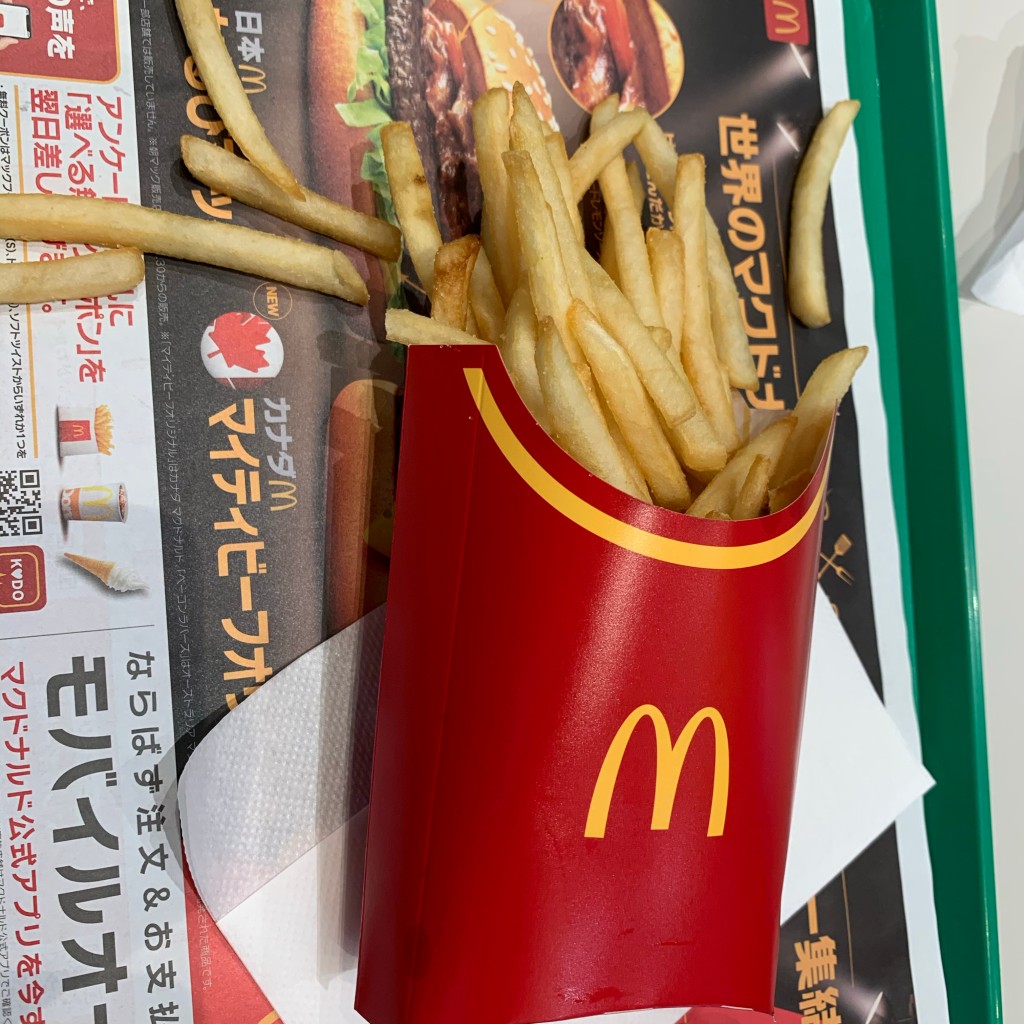 ユーザーが投稿したマックフライポテトの写真 - 実際訪問したユーザーが直接撮影して投稿した大明石町ファーストフードマクドナルド 明石店の写真