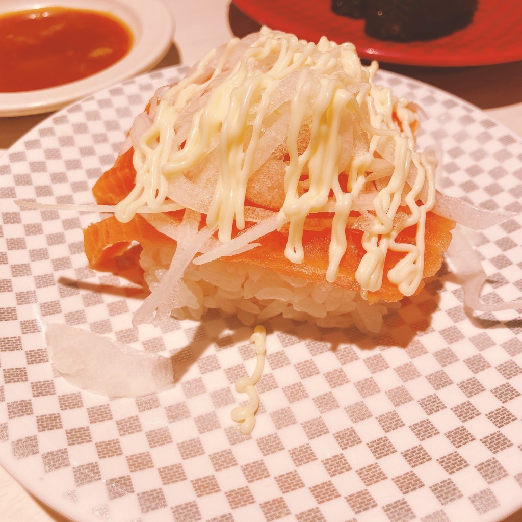 ユーザーが投稿したオニオンサーモンの写真 - 実際訪問したユーザーが直接撮影して投稿した東町寿司魚べい 滝川店の写真