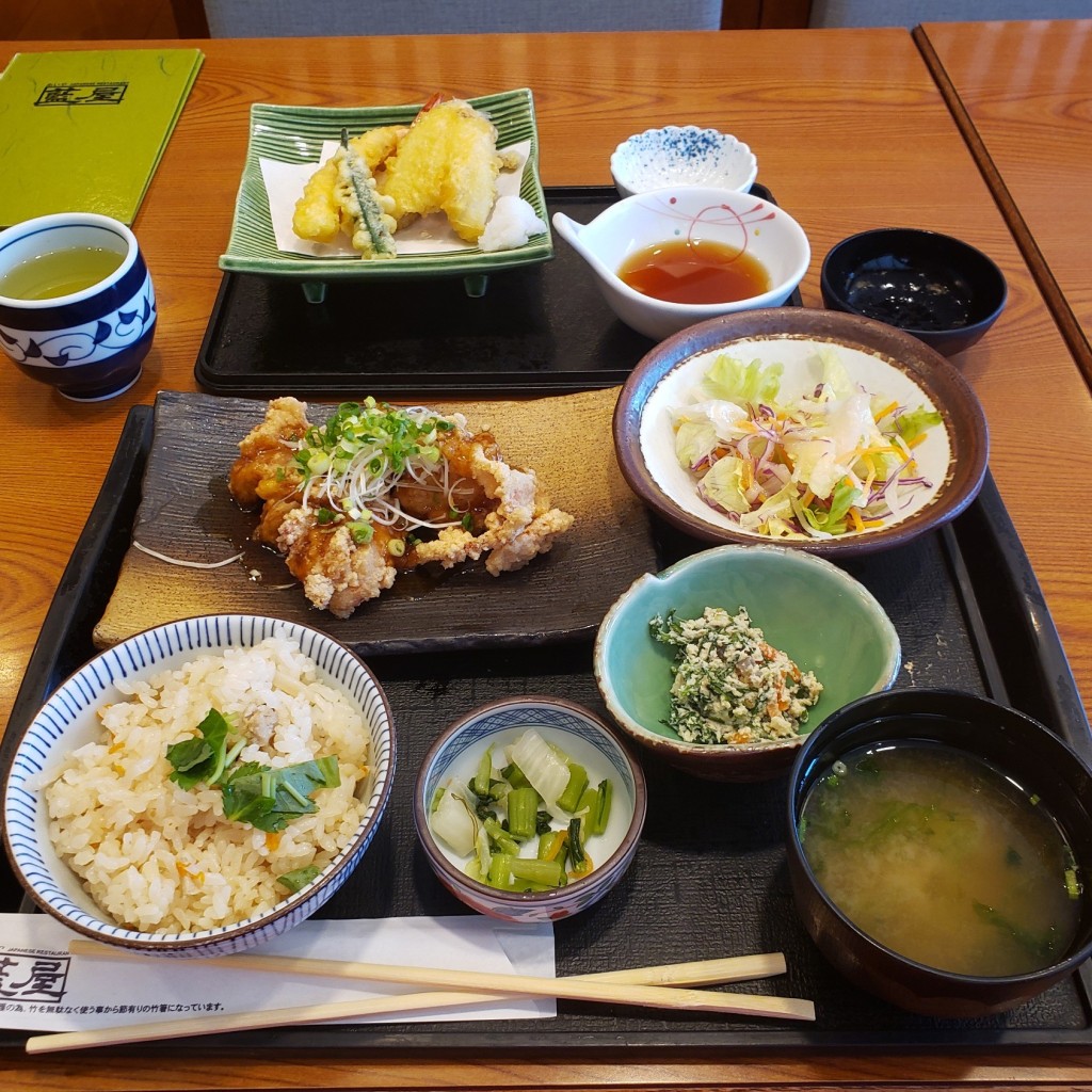 ユーザーが投稿した若鶏の黒酢定食 五の写真 - 実際訪問したユーザーが直接撮影して投稿した大井和食 / 日本料理藍屋 大井店の写真