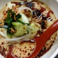 天津飯と担々麺のセット - 実際訪問したユーザーが直接撮影して投稿した道後湯之町中華料理門福の写真のメニュー情報
