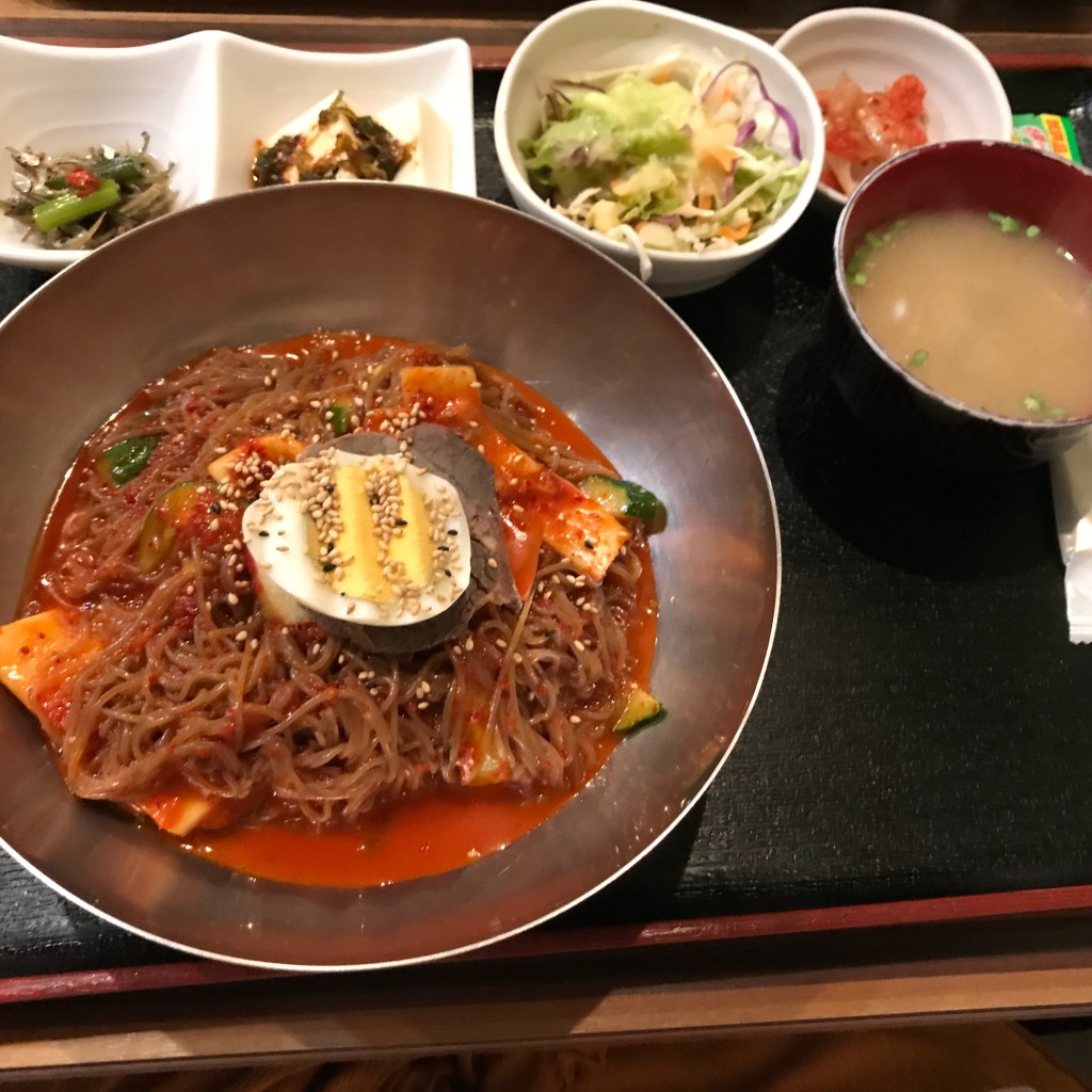 ユーザーが投稿したビビン冷麺(Lunch)の写真 - 実際訪問したユーザーが直接撮影して投稿した新宿韓国料理チョデ 新宿東口店の写真