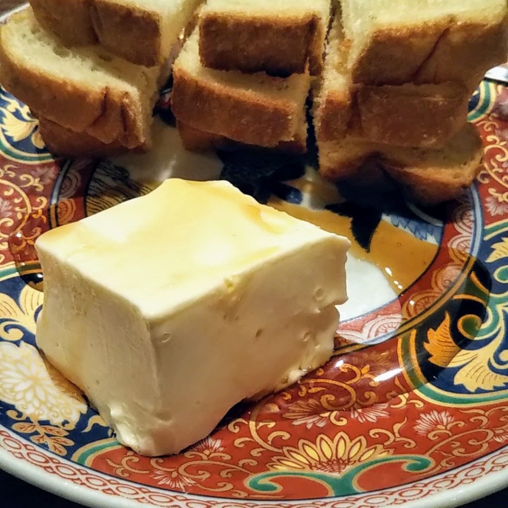 ユーザーが投稿したクリームチーズ豆腐の写真 - 実際訪問したユーザーが直接撮影して投稿した住吉居酒屋やきとり稲田の写真