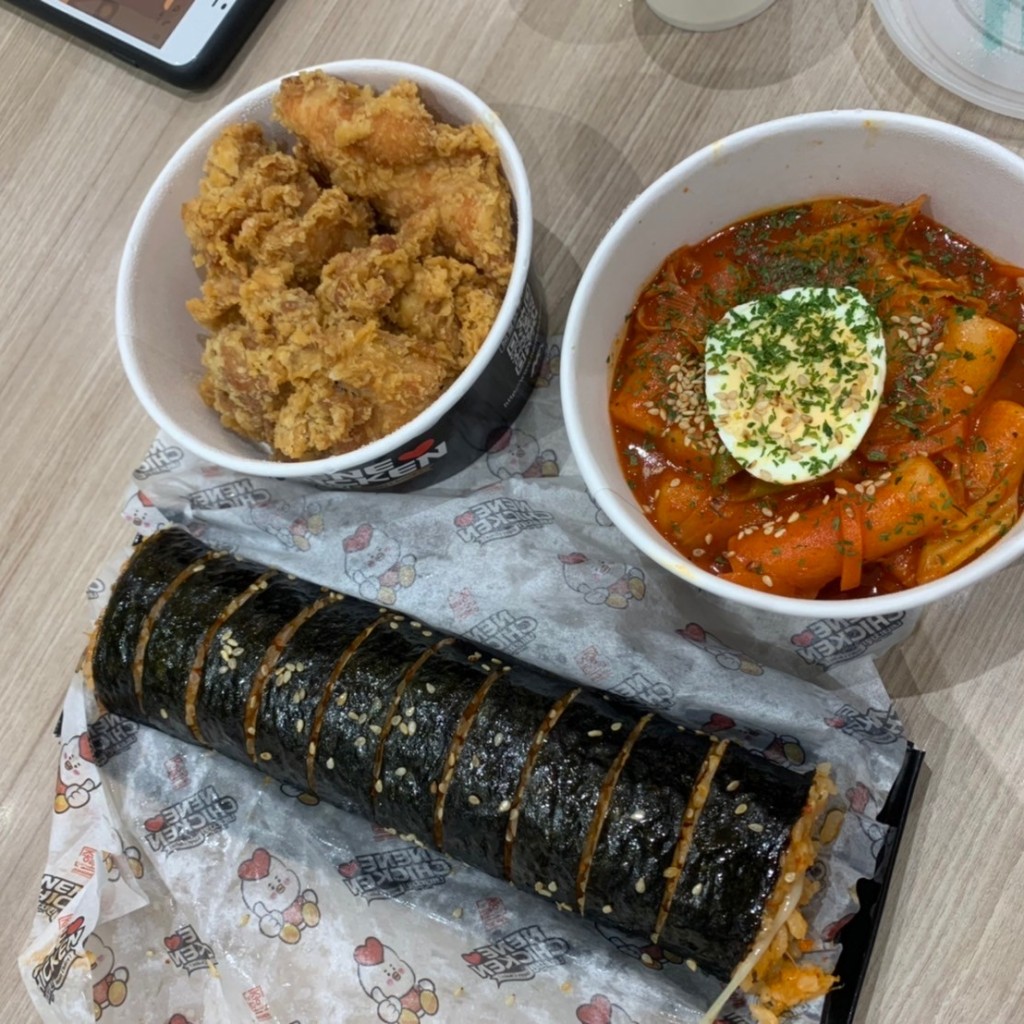 ユーザーが投稿したクウォーター フライドチキンの写真 - 実際訪問したユーザーが直接撮影して投稿した天神韓国料理ネネチキン&レインボーキャラクター アリオ上田店の写真