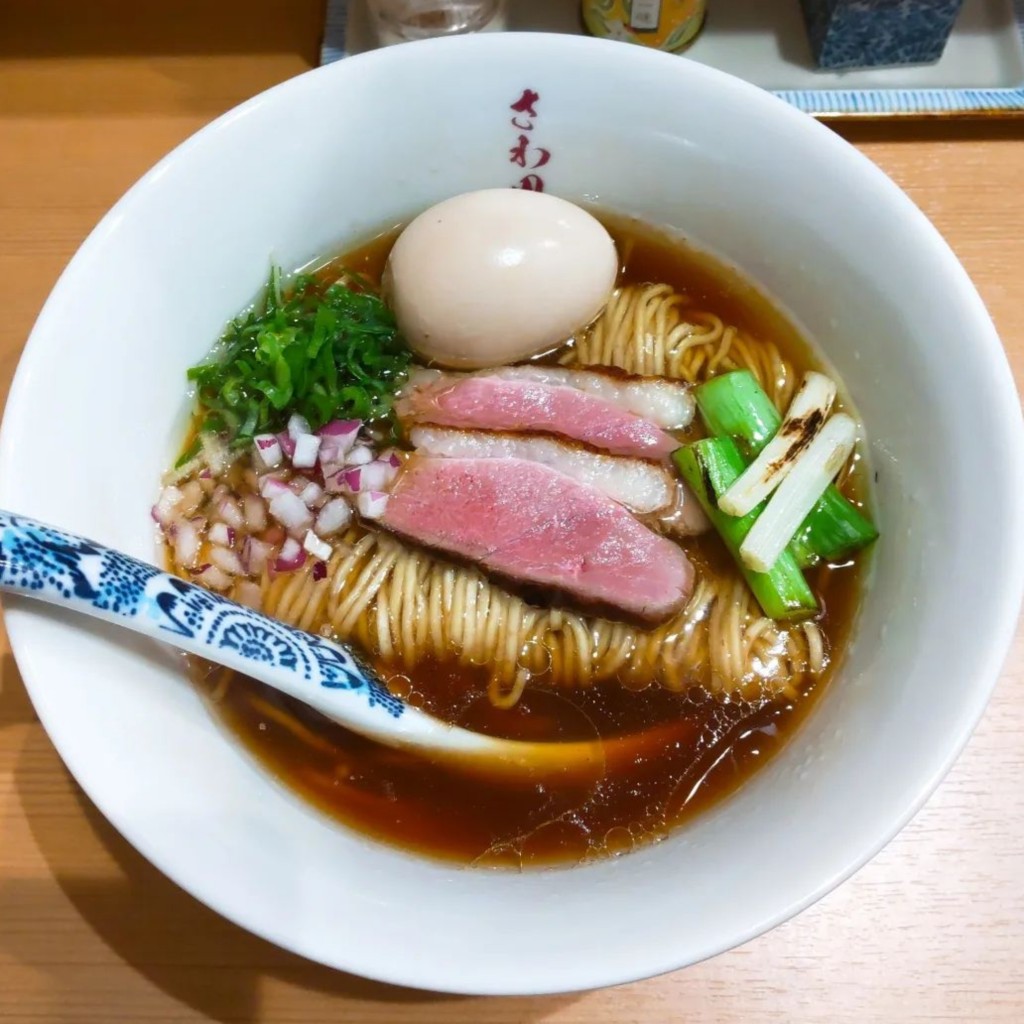 ユーザーが投稿した炭火焼鴨ロース麺の写真 - 実際訪問したユーザーが直接撮影して投稿した吉祥寺南町ラーメン専門店らぁ麺 さわ田の写真