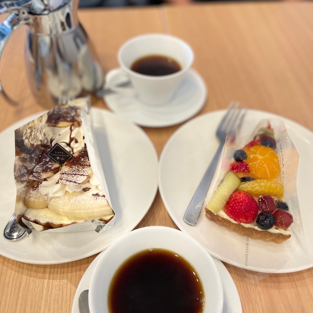 ユーザーが投稿した本日コーヒーの写真 - 実際訪問したユーザーが直接撮影して投稿した松島カフェカフェ青山 倉敷中庄店の写真
