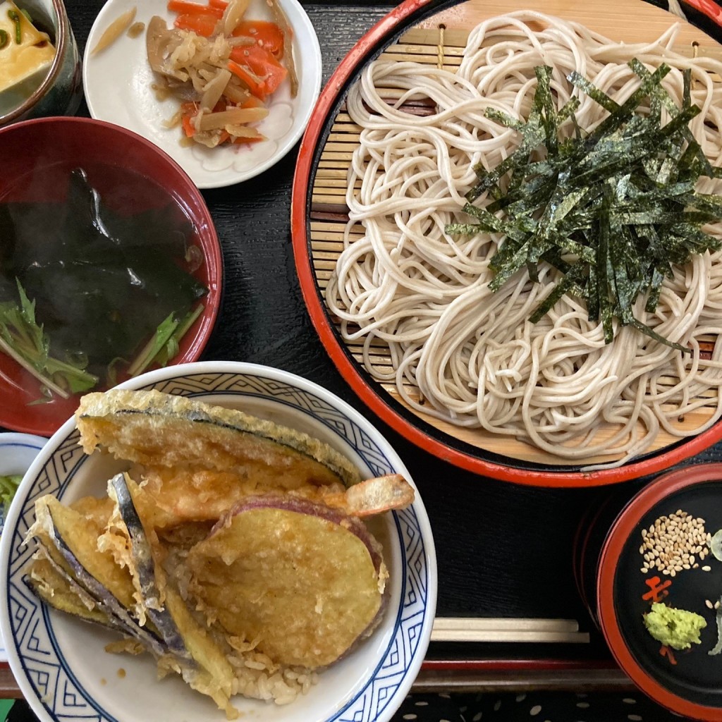 ユーザーが投稿した天ぷら蕎麦の写真 - 実際訪問したユーザーが直接撮影して投稿した東光寺町そば君作 本店の写真