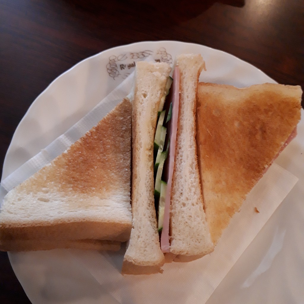 ユーザーが投稿したハムトーストの写真 - 実際訪問したユーザーが直接撮影して投稿した泉喫茶店ボンボンの写真