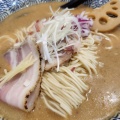 味噌ラーメン中盛+バジルバター豚飯し - 実際訪問したユーザーが直接撮影して投稿した大泉学園町ラーメン専門店亀我楽の写真のメニュー情報