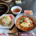 焼きめし&ミニ冷麺セット - 実際訪問したユーザーが直接撮影して投稿した高塚肉料理焼肉王ばんばんの写真のメニュー情報